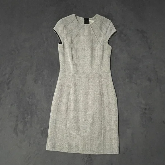H&M | Dresses | Hm Womens Size 8 Sheath Business Casual Pencil Dress  Houndstooth Knee Length | Poshmark